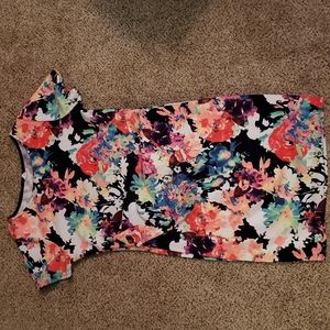 Pink blush floral maternity dress